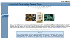 Desktop Screenshot of mechanicalconstruction.com